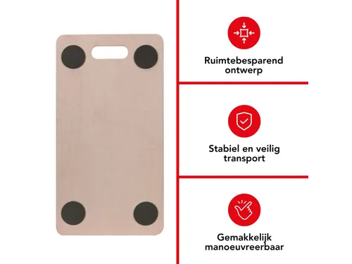 Meubelverplaatser 56x30cm Laadvermogen 150kg