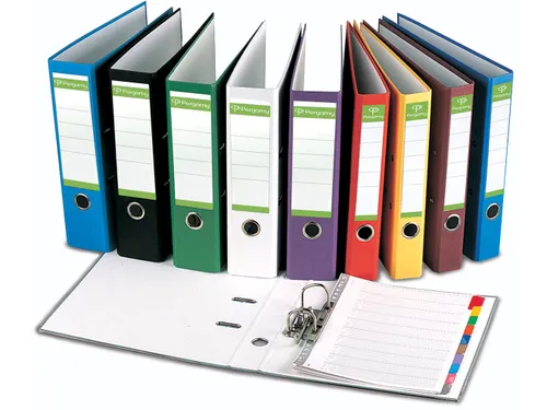 Ordner A4 Recycolor Papier 80mm Groen