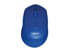 Logitech M330 Muis Silent Plus Blauw Draadloos