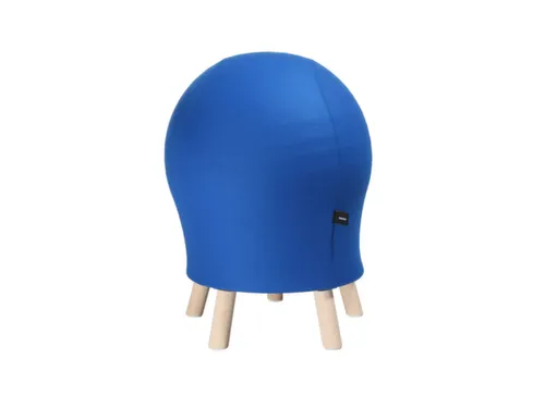 Balkruk Blauw Zitting H X D 620X 450Mm Houten Standpoten