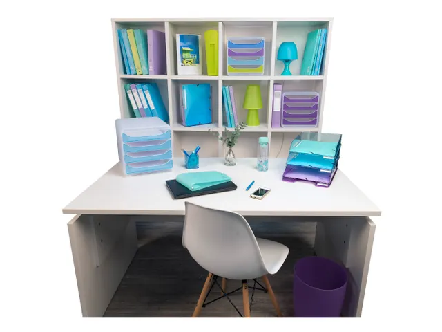 Brievenbak COMBO MID I violet/trans/lgoss