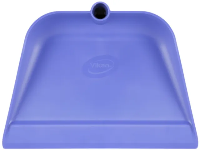 Vikan Hygiene stofblik 33cm met rechtopstaande steel 75cm Paars