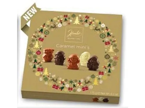 Caramel Mini's chocolade, doos van 175 g