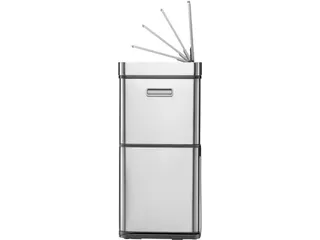 Afvalbak EKO Mirage Plus sensor 30 liter en 2x15 liter RVS - 9