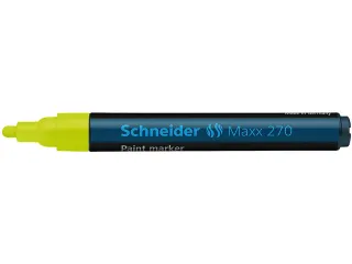 Lakmarker Schneider Maxx 270 1-3 mm fluor geel - 5
