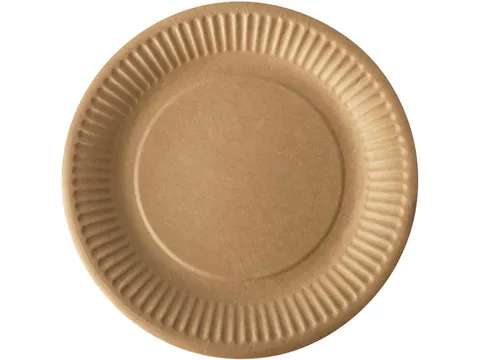 Papstar Pure Bord rond 19cm FSC karton bruin 20 stuks