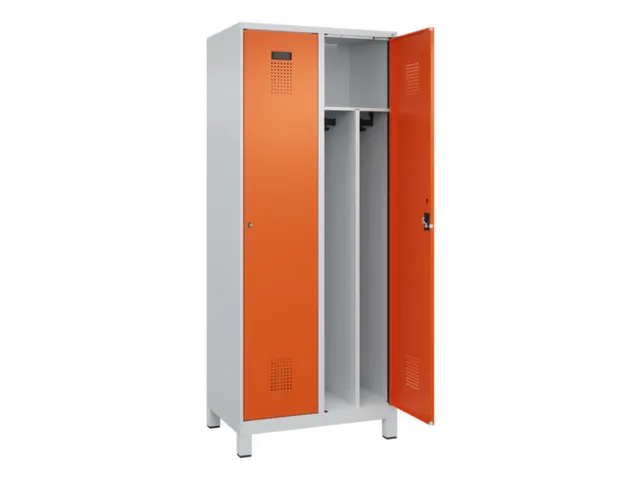 locker voor scheiding van kleding,HxBxD 1950x800x500mm,2vak