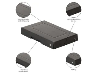 PureBox Black A6 25mm - 5