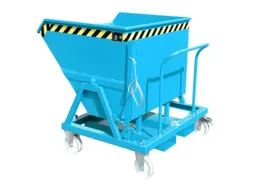Kiepbak Staalplaat 1170x1200x1245mm Inh. 0.40m³ 1000kg Blauw