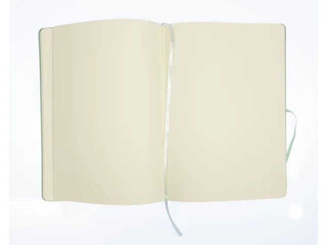 Schetsboek Kangaro A4 mint PU HC 80 blad 140gr roomwit met elastiek en