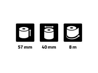 Exacompta Kassarol 57mmx40mmx12mm 8 Meter 60 Gram - 5