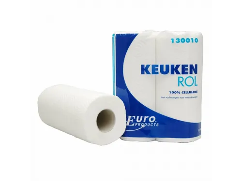 Europroducts Keukenrol Wit Cellulose 2-laags 16x2rol