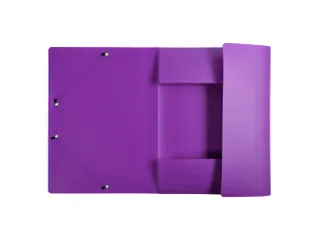 Elastomap A4 3 Kleppen Polypropyleen 5/10de Assorti - 24