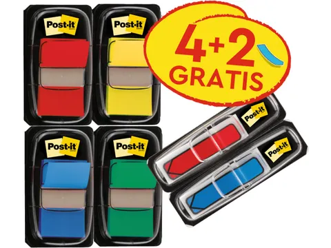 Standaard 25 Mm X 43.2 Mm 4 Stuks + 2 Pijlen