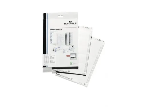 Kaart Badge Durable Duraprint 54x90mm