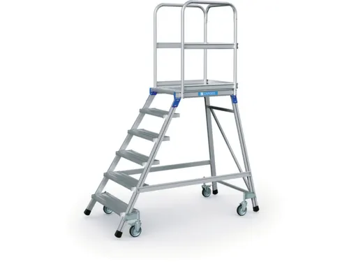 Bordestrap Aluminium Bordes 1440x600x800mm 6treden Aluminium
