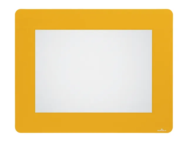 Vloersticker Durable kader voor A4 verwijderbaar geel