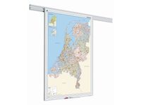 Smit Visual landkaart whiteboard PartnerLine Nederland 130x100cm