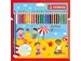 Crayon de couleur STABILO 203 Trio thick assorti blister 24 pièces