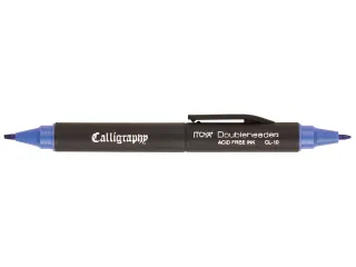 Kalligrafiepen Itoya CL10 1.5mm én 3.0mm penpunt blauw - 1