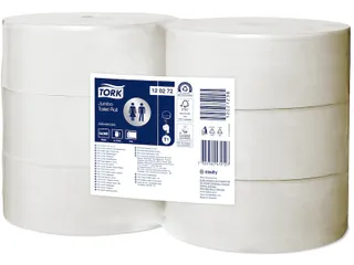 Toiletpapier Tork 120272 T1 Jumbo 2-laags Wit Advanced - 6
