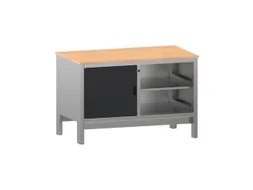 werkbank,HxBxD 870x1250x725mm,multiplexblad,draagverm. 1000kg,4voeten
