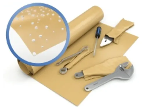 Verpakkingspapier Kraft Met Wax 1400mmx226mtr 95g/m2 Bruin Rol