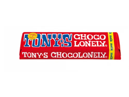 Chocolade Tony's Chocolonely reep 50gr melk