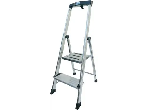 trapladder,eenzijdig,4trede(n),balk L 1,8m,aluminium