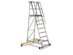 Platformladder Aluminium Bordes H X B X D 1800X 600X 630Mm 7Treden
