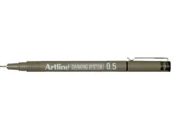 Fineliner Artline technisch 0.5mm zwart