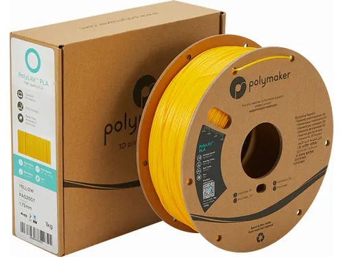 Polymaker PolyTerra PLA Candy 1.75 Filament Geel 1kg
