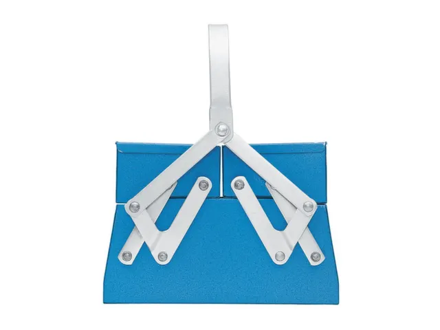 1263 L Gereedschapskist,leeg,3vakken,160x420x225mm