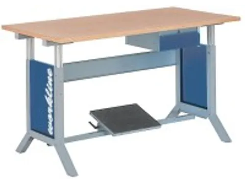 Montagetafel Basis 735-1100x1500x750mm Multiplex 25mm Voetensteun