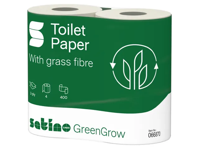 Toiletpapier BlackSatino GreenGrow CT10 2-laags 320vel naturel 065630