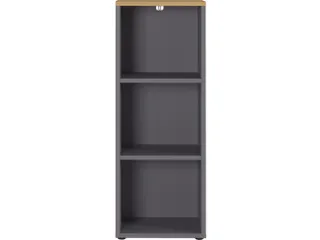 dossierstelling,HxBxD 1200x450x400mm,3xhouten vloer,3ordnerhoogtes - 1
