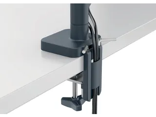 Monitorarm Leitz Ergo ruimtebesparend enkel donkergrijs - 13