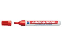 Viltstift Edding 3300 Schuin Rood 1-5mm