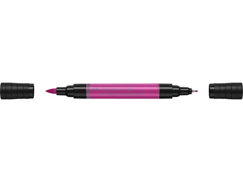 Tekenstift Faber-Castell Pitt Artist Pen duo marker 125 purper middel