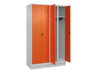 locker voor scheiding van kleding,HxBxD 1950x1200x500mm,4vak - 2