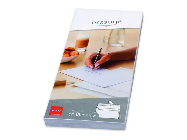 envelop Prestige C5/6 FSC 120 gram wit 25 stuks