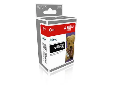 As15185 Astar Canon Pgi1500Xl Mb Inkt Zwart Hc Rebuilt 1200Pagina's