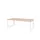 Domino Plus Vergadertafel Hoogte Instelbaar 200x100 Havana/Kersen 25mm