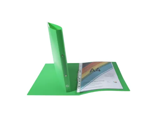 Exacompta ringmap ondoorschijnend A4 2 ringen 15 cm groen