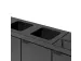 Bica Basic 883 Afvalscheidingsunit 4x45 liter Antraciet