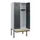 locker met bank,HxBxD 1950x800x815mm,2vak,vak B 400mm,draaigrendel