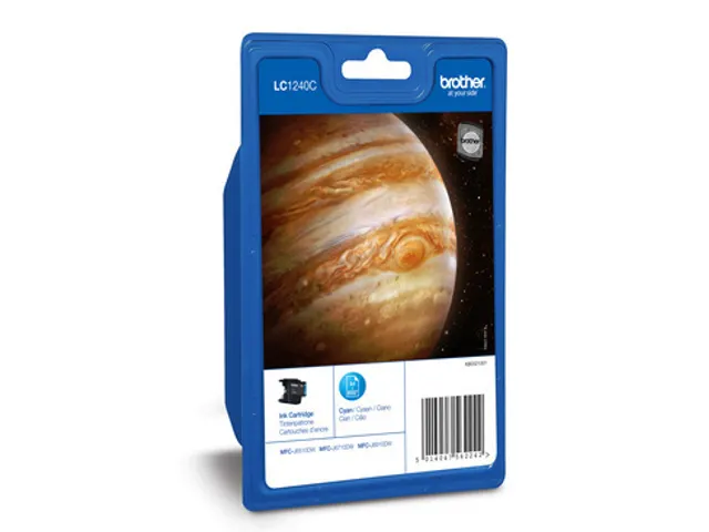 LC-1240CBP Inktcartridge CYAAN in blisterverpakking