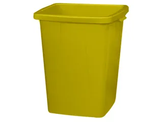 Multifunktionele Bak Pp 610x490x490mm 90 liter 2 Grepen Geel - 1