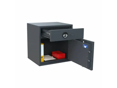 Salvus Tivoli 1 Afstortkluis elektronisch slot 67x65x55cm Grafietgrijs