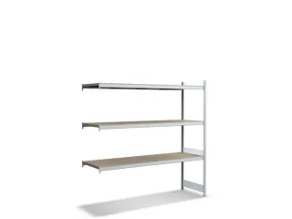 breedvakstelling,aanbouwveld,HxBxD 2000x2016x624mm,steunen verzinkt - 2